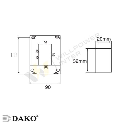 CT ถอดประกบ (Split Core CT) DP-23 CT ถอดประกบ (Split Core CT) DP-23
