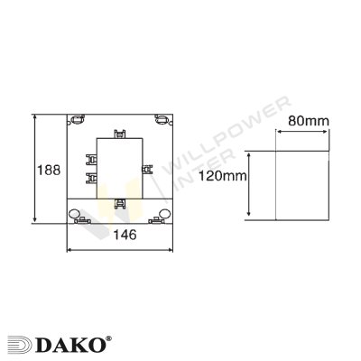CT ถอดประกบ (Split Core CT) DP-812 CT ถอดประกบ (Split Core CT) DP-812