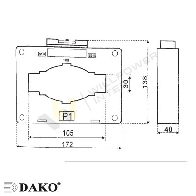 CT (Current Transformer) MSQ-100