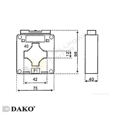 CT (Current Transformer) MSQ-40