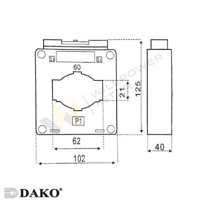 CT (Current Transformer) MSQ-60