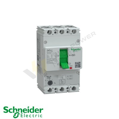 เบรกเกอร์ MCCB Schneider GoPact 3P 200A 36kA รุ่นปรับค่าได้ สีเทาเข้ม สำหรับโรงงาน