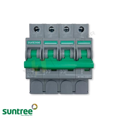 SUNTREE / SL7N-63 DC MCB 1000V 4P (เบรคเกอร์ไฟฟ้ากระแสตรง สำหรับระบบโซล่าเซล์)