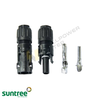 Suntree / MC4 Connector ขั้วต่อสายโซล่าเซลล์ (ถอดออกจากกันได้ด้วยมือเปล่า) แพ็ค 5 คู่