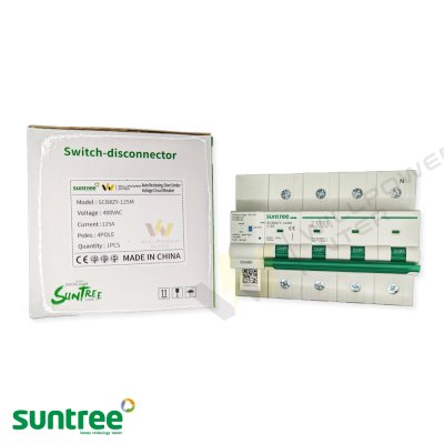 SUNTREE / SCB8ZY-125 Auto-Reclosing Over/Under Voltage Circuit Beaker 4P 125A 400V