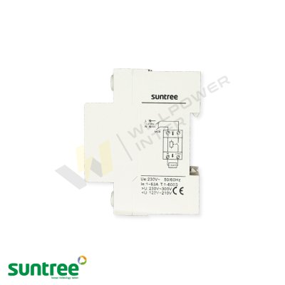 SUNTREE / SGQ-63 2P Auto Reset Under Over Voltage Protector อุปกรณ์ป้องกันแรงดันไฟตกไฟเกิน