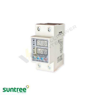 SUNTREE / SGQ-63 2P Auto Reset Under Over Voltage Protector อุปกรณ์ป้องกันแรงดันไฟตกไฟเกิน