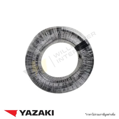 สายไฟ VCT YAZAKI ชนิดกลมสีดำ ม้วน 100 เมตร สำหรับงานเครื่องมือช่างและมอเตอร์
