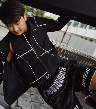 BLACK BOXING SHORTS (EVERYONE CAN FIGHT)