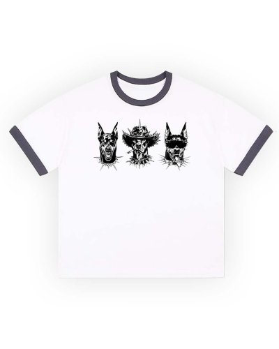 DEMON DOG RINGER TEE