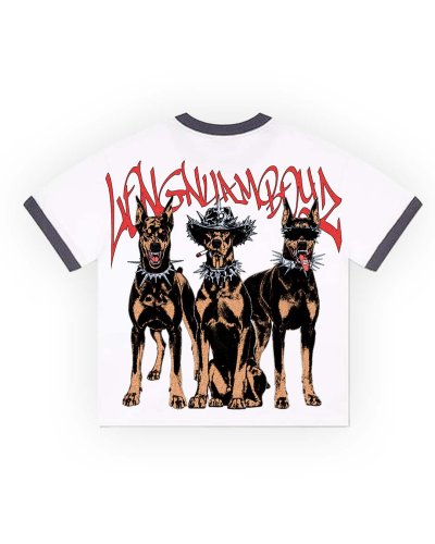 DEMON DOG RINGER TEE