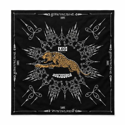 LEO X LNB YANTRA TIGER HEADCRAFT ผ้าโพกหัวลีโอ เสือขมังเวทย์