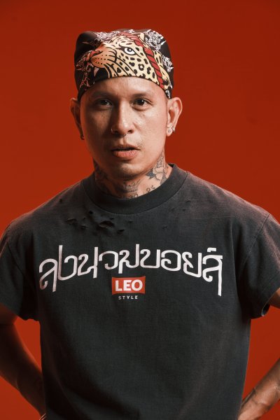 LEO X LNB BOXING CLUB HEADCRAFT ผ้าโพกหัวลีโอ ค่ายมวยลีโอ