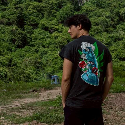 Bong T-Shirt-Wings_Fade
