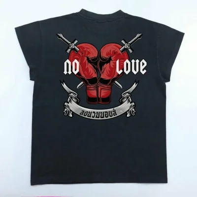 NO LOVE T-SHIRT FADED