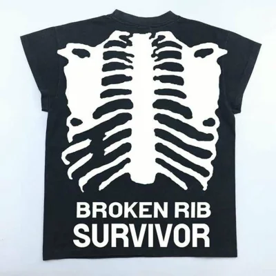 BROKEN RIBS T-SHIRT - FADED