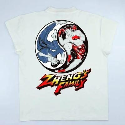 ZHENG YIN - YANG T-SHIRT WING - WHITE CREAM