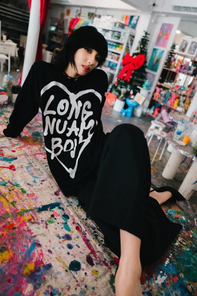 LNB - I DON'T TRUST YOU แขนยาว (ดำ)