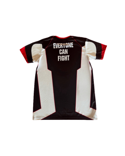 EVERYONE CAN FIGHT -  SPORT T- SHIRT - BLACK