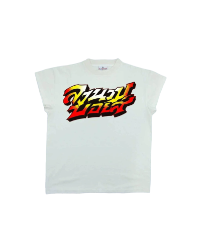 ZHENG YIN - YANG T-SHIRT WING - WHITE CREAM