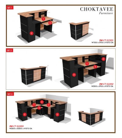 ชุดลิ้นชักเสริม 40ซม. ใต้โต๊ะทำงาน