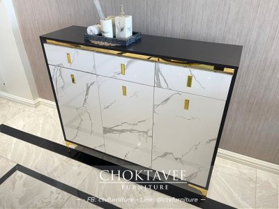 ตู้รองเท้า LUXURY 120ซม. รุ่น Livio