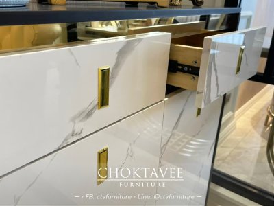 ตู้รองเท้า LUXURY 120ซม. รุ่น Livio