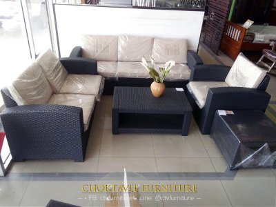โซฟาสนาม OUTDOOR 3ที่นั่ง รุ่น BROOKE