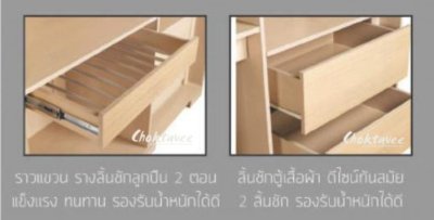 โครงตู้เสื้อผ้า 160ซม. walk in closet รุ่น Modular