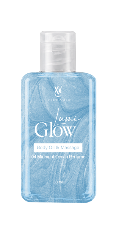 Lumi Glow Body Oil & Massage (Midnight Ocean) 30 ml.