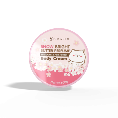 VIORABIO (วิโอร่าไบโอ) SNOW BRIGHT BUTTER PERFUME Whitening & Moisturizer    Net wt. 100g