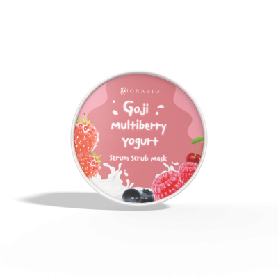 VIORABIO (วิโอร่าไบโอ) Goji Multiberry Yogurt Serum Scrub Mask   Net wt. 200g