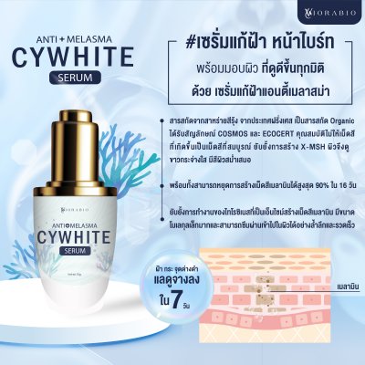 VIORABIO (วิโอร่าไบโอ) WHITENING REVITALIZING CREAM+SERUM