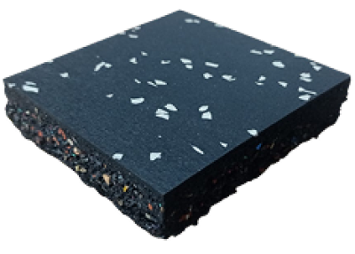 Rubber Flooring Gymflex Type Tiles SUPREME (Dot Colour)