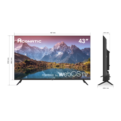 LED สมาร์ททีวี ขนาด 43 นิ้ว 4K Aconatic 43US900AN