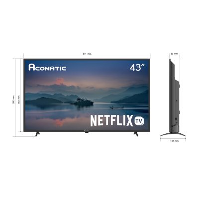 LED เน็ตฟลิกซ์ทีวี ขนาด 43 นิ้ว Aconatic 43HS410AN
