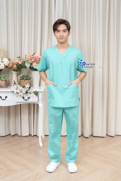 ชุดสครับสีเขียวมิ้นต์สดใส รุ่นมิ้นต์เฟรช (Mint Fresh) ชุดสครับสีเขียวมิ้นต์สดใส รุ่นมิ้นต์เฟรช (Mint Fresh)