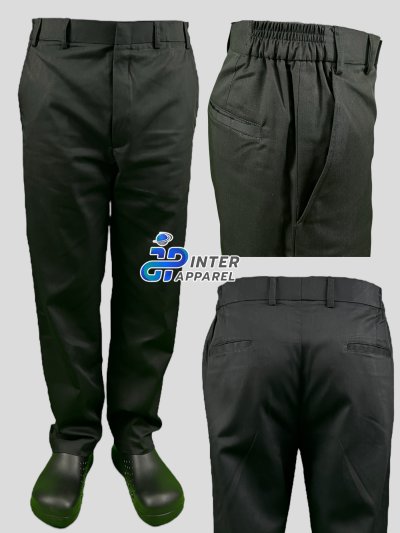 Plain Black Chef Pants Black Classic Series Plain Black Chef Pants Black Classic Series