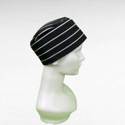 Black and White Chef Skull Cap Black and White Chef Skull Cap