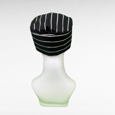 Black and White Chef Skull Cap Black and White Chef Skull Cap