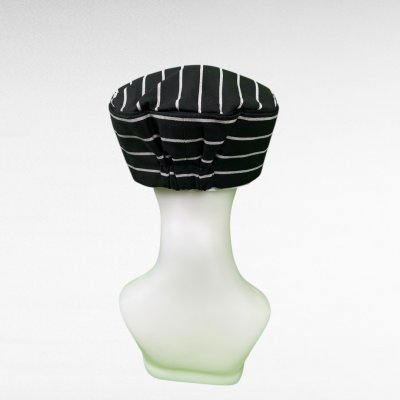 Black and White Chef Skull Cap