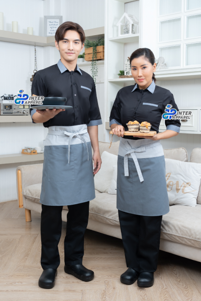 21-inch Dark gray Half Apron