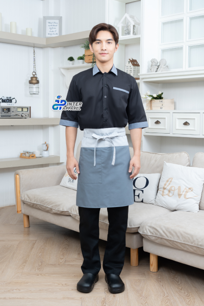 21-inch Dark gray Half Apron