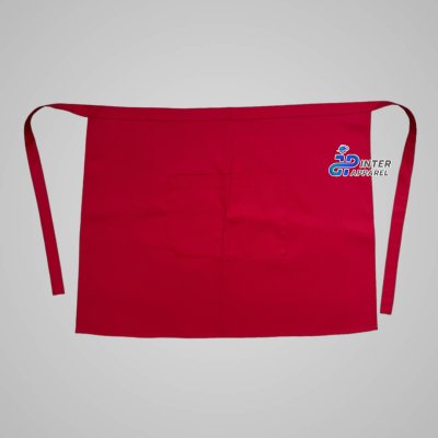 21-inch Red Half Apron