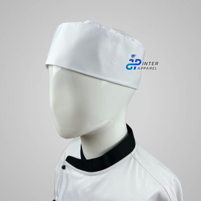 Mesh Top Chef's Skull Cap (White)