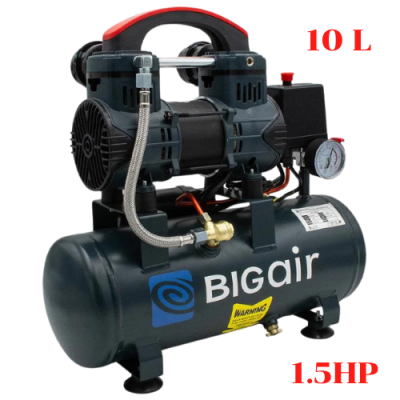 ปั๊มลม 1.5HP ขนาด 10 ลิตร BIGAIR รุ่น BAO1010
