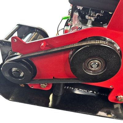 เครื่องตบดินพร้อมเครื่องยนต์ แป้นกระแทก 2 ชั้น OKURA รุ่น C-40 RED