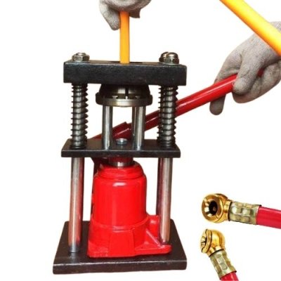 แท่นไฮดรอลิค ย้ำสายแบบหกเหลี่ยม OKURA รุ่น E-HBM-5