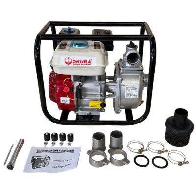 ปั๊มน้ำ 2 นิ้ว พร้อมเครื่องยนต์ OKURA รุ่น OK-GEP02