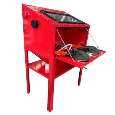 ตู้พ่นทราย ฝาหน้า ขนาด 220L OKURA รุ่น OK-SBC220F